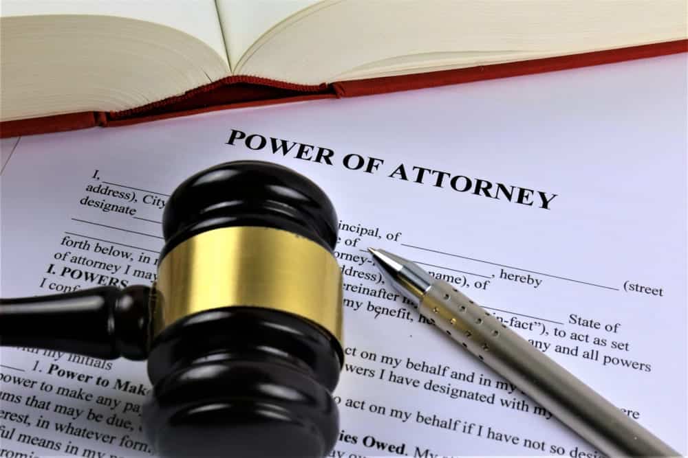 filing a power of attorney